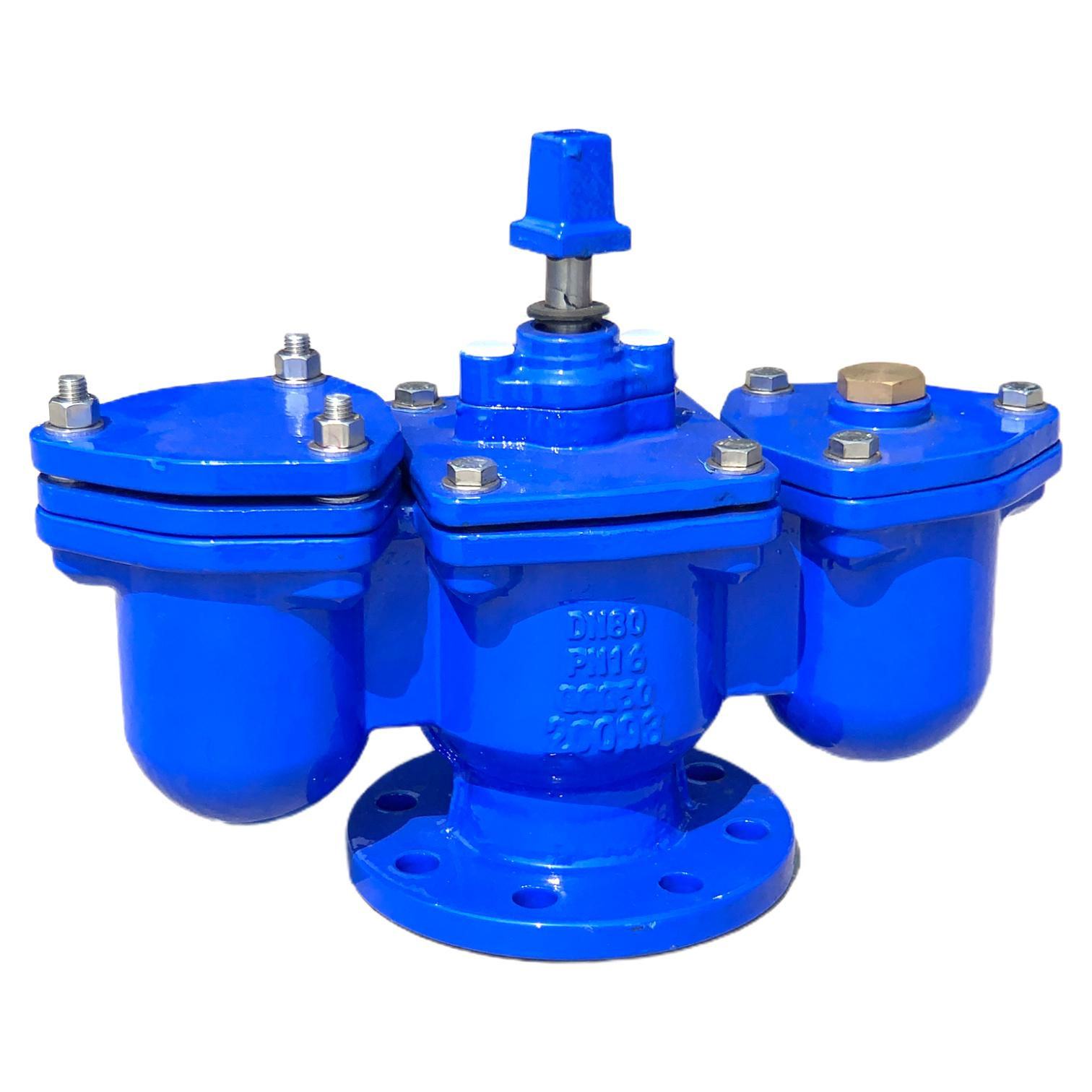 D.I Double Orifice Air Valve with Isolating Valve