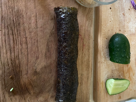 Avocado Cucumber brown rice SUSHI