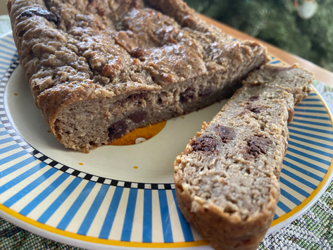 High protein banana bread