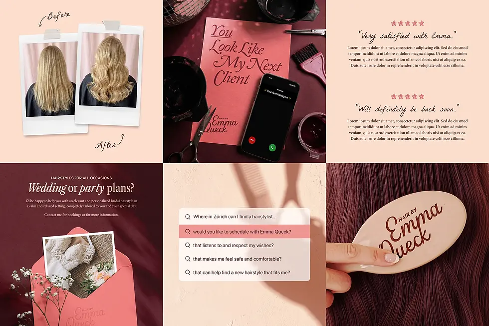 Branded Collateral for Emma Queck