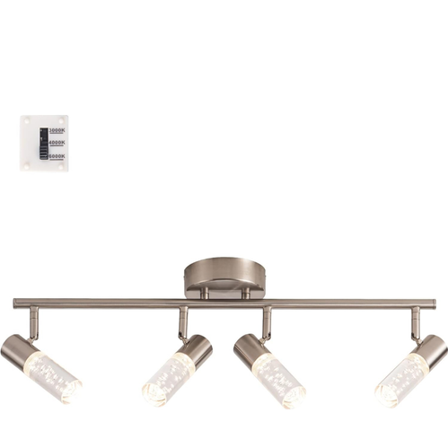 Juno Brushed Nickel Track Lighting Kits