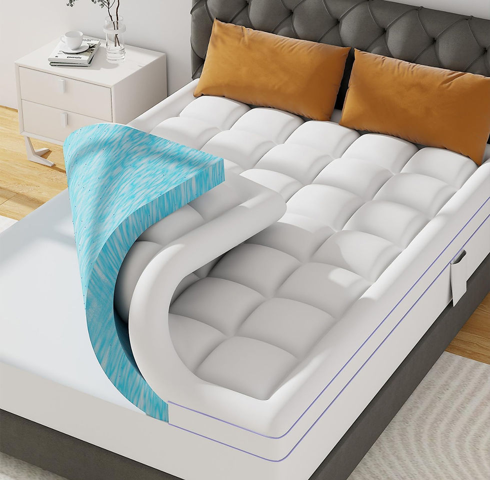 ABENE 3 Inch Dual Layer Memory Foam Mattress Topper Full JRL Goods