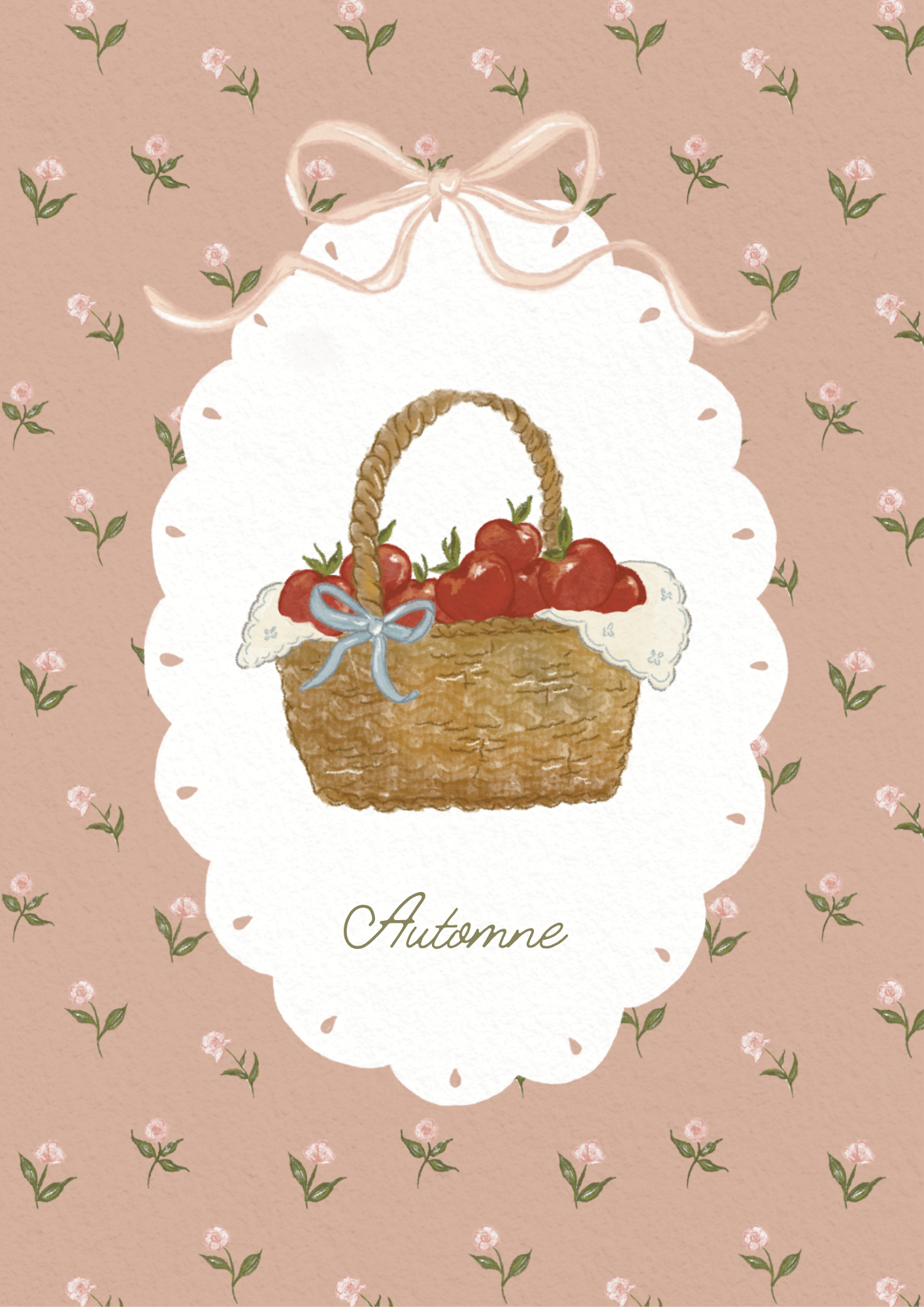 Affichette Panier d'Automne