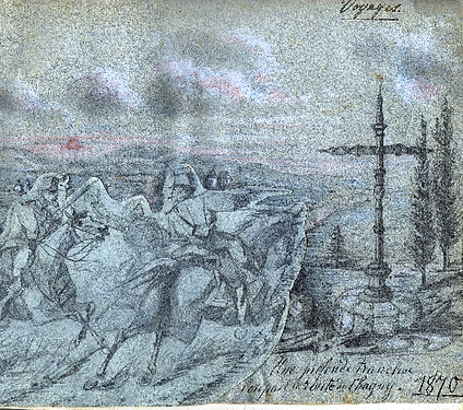 "Une profonde tranchée coupait la route de Chagny"