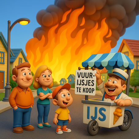 Brand Die Steeds Dichter Bij Je (Huis) Komt, Zonder Direct Gevaar