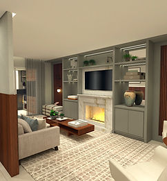 Living Room and Office