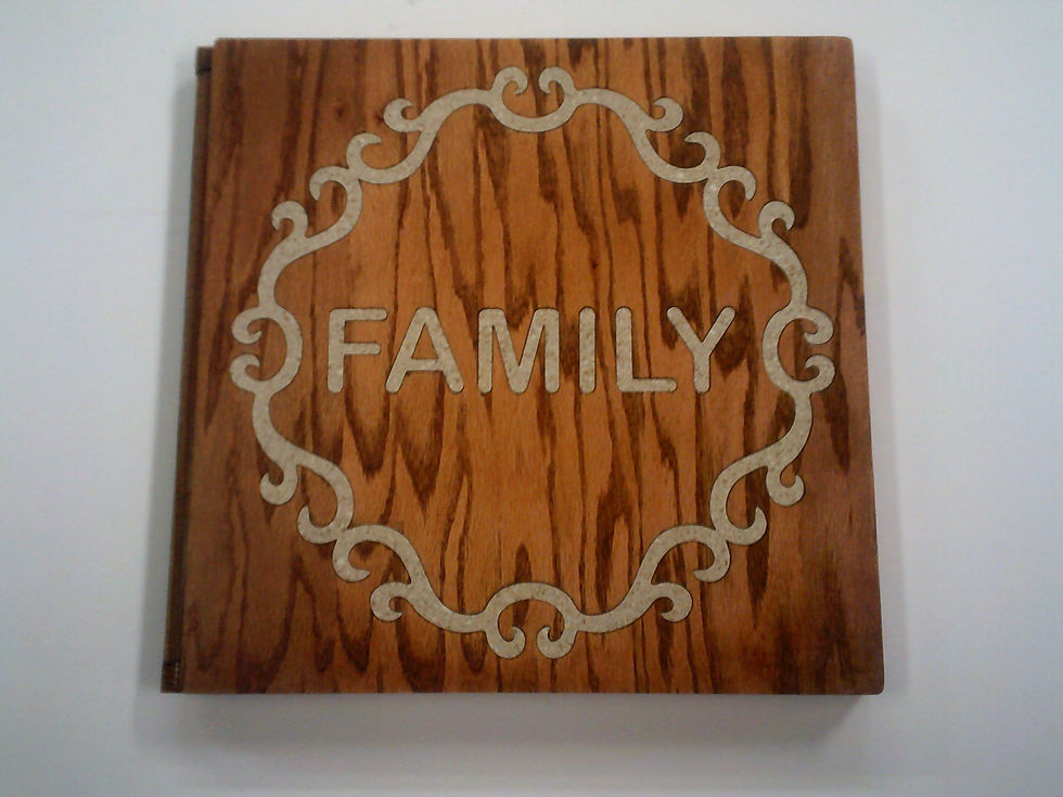 Thumbnail: Wood photo album