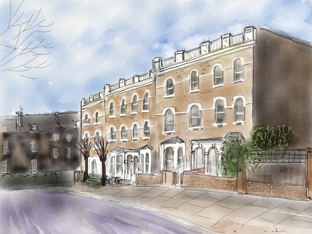 Dunollie Place,  west side