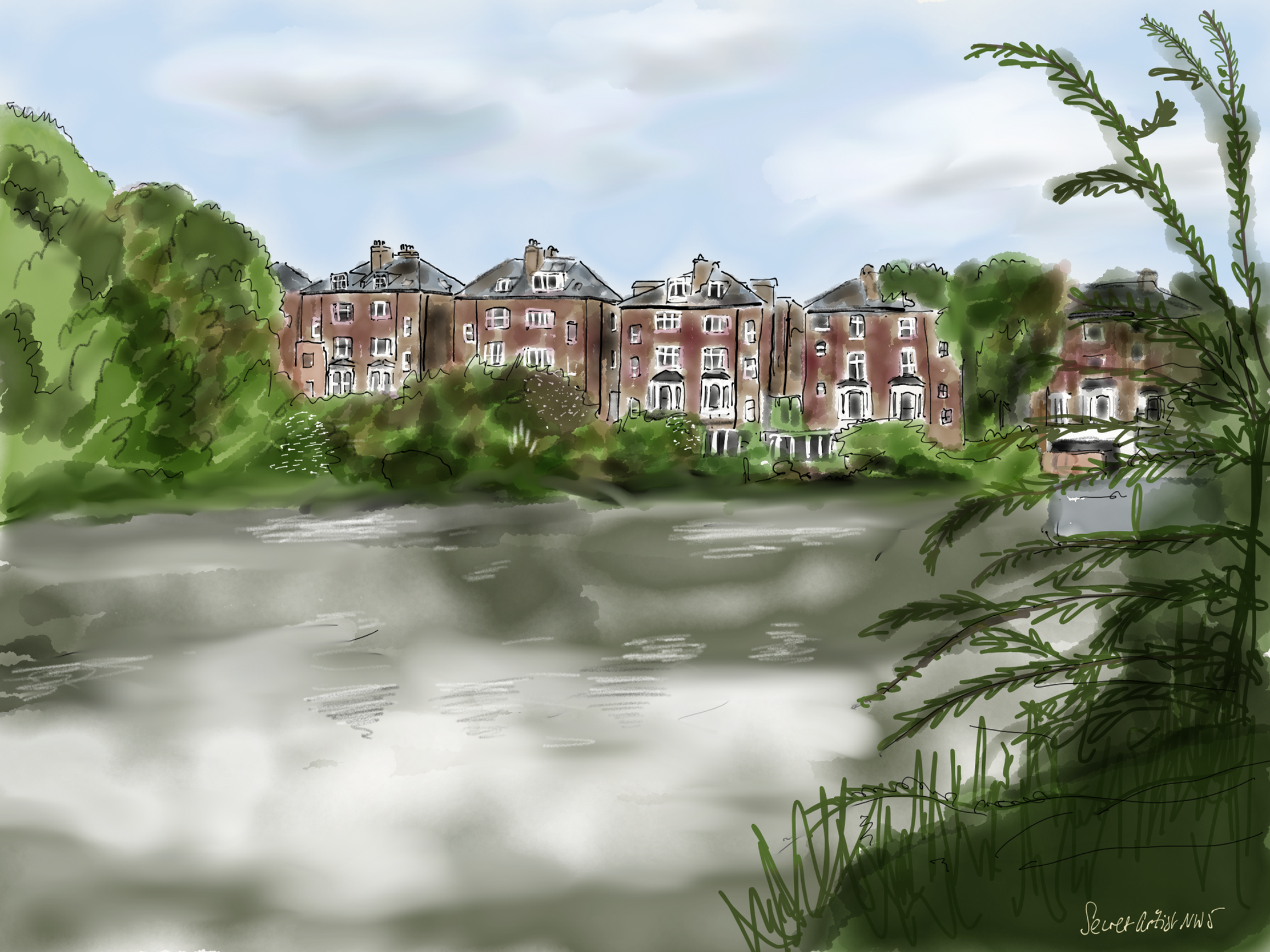 Pond at Hampstead Heath