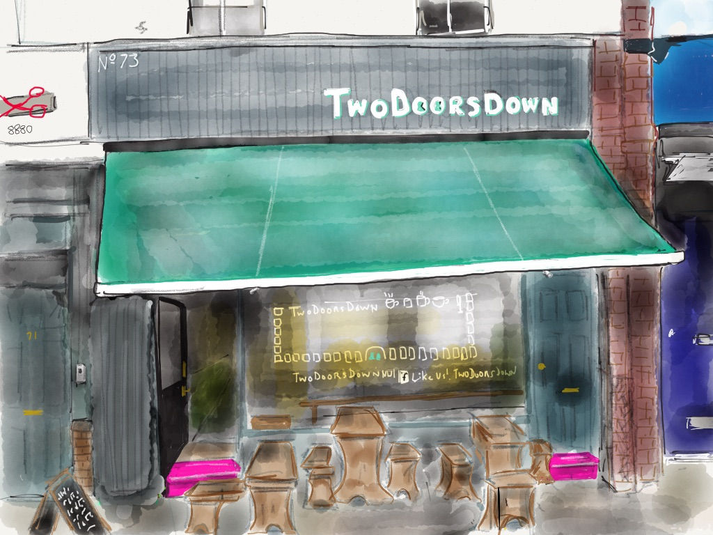 Two Doors Down, Kentish Town Road