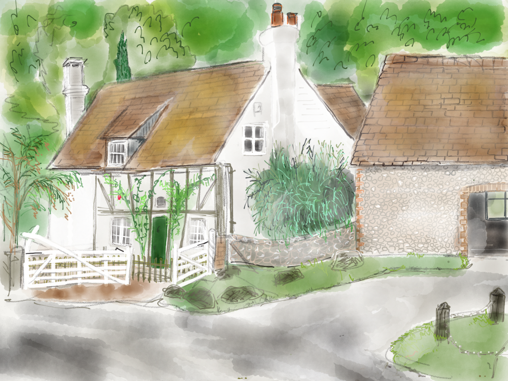 Ladywell Cottage, summer