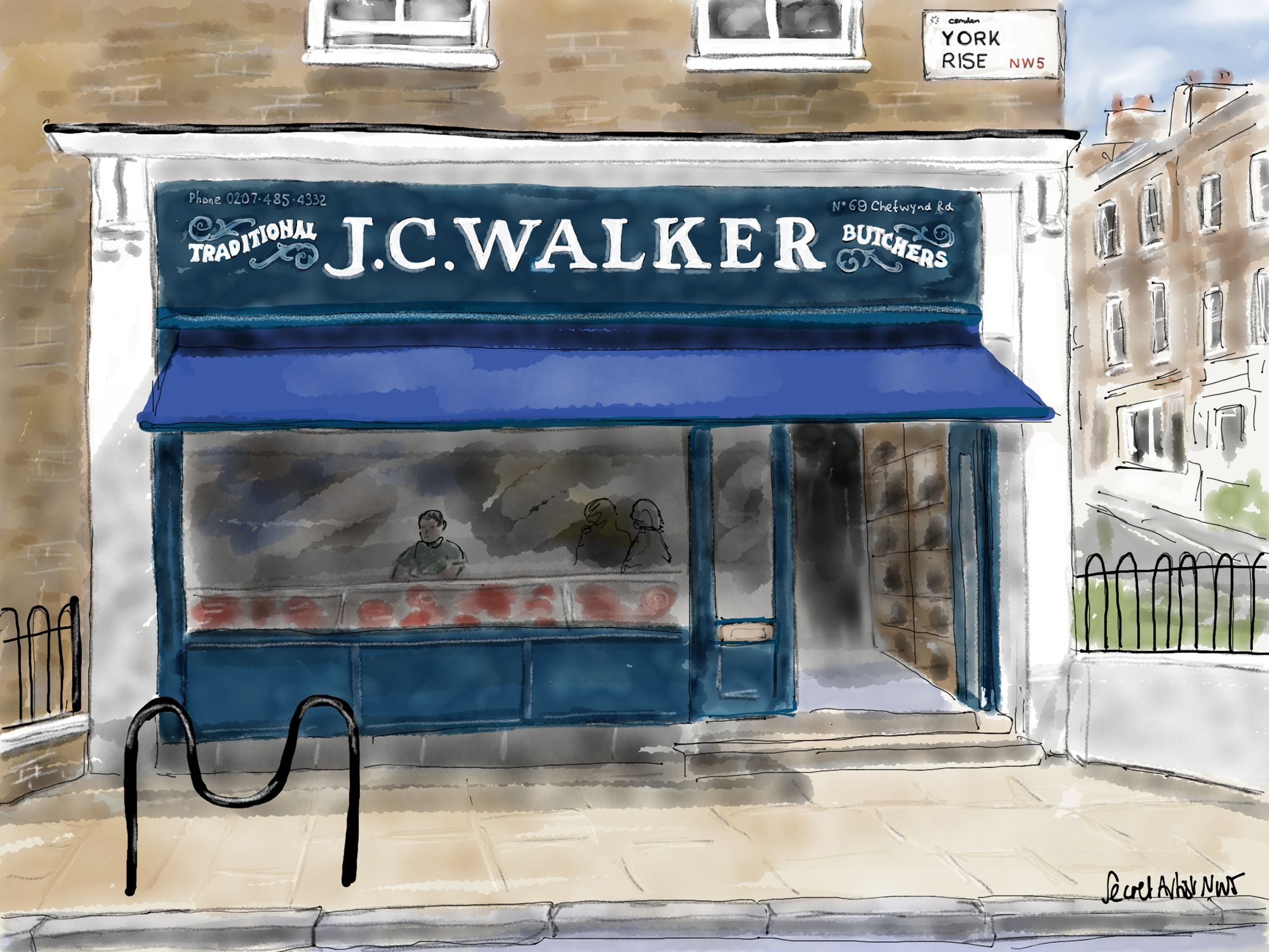 JC Walker, Butchers, York Rise