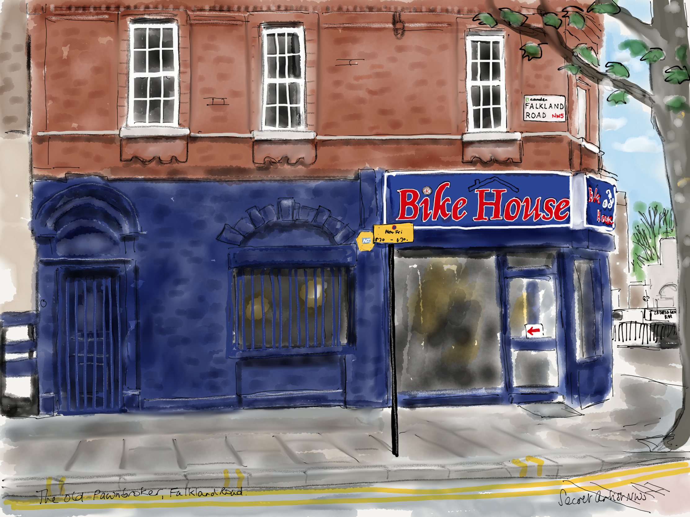 The old pawnbrokers, Falkland Road