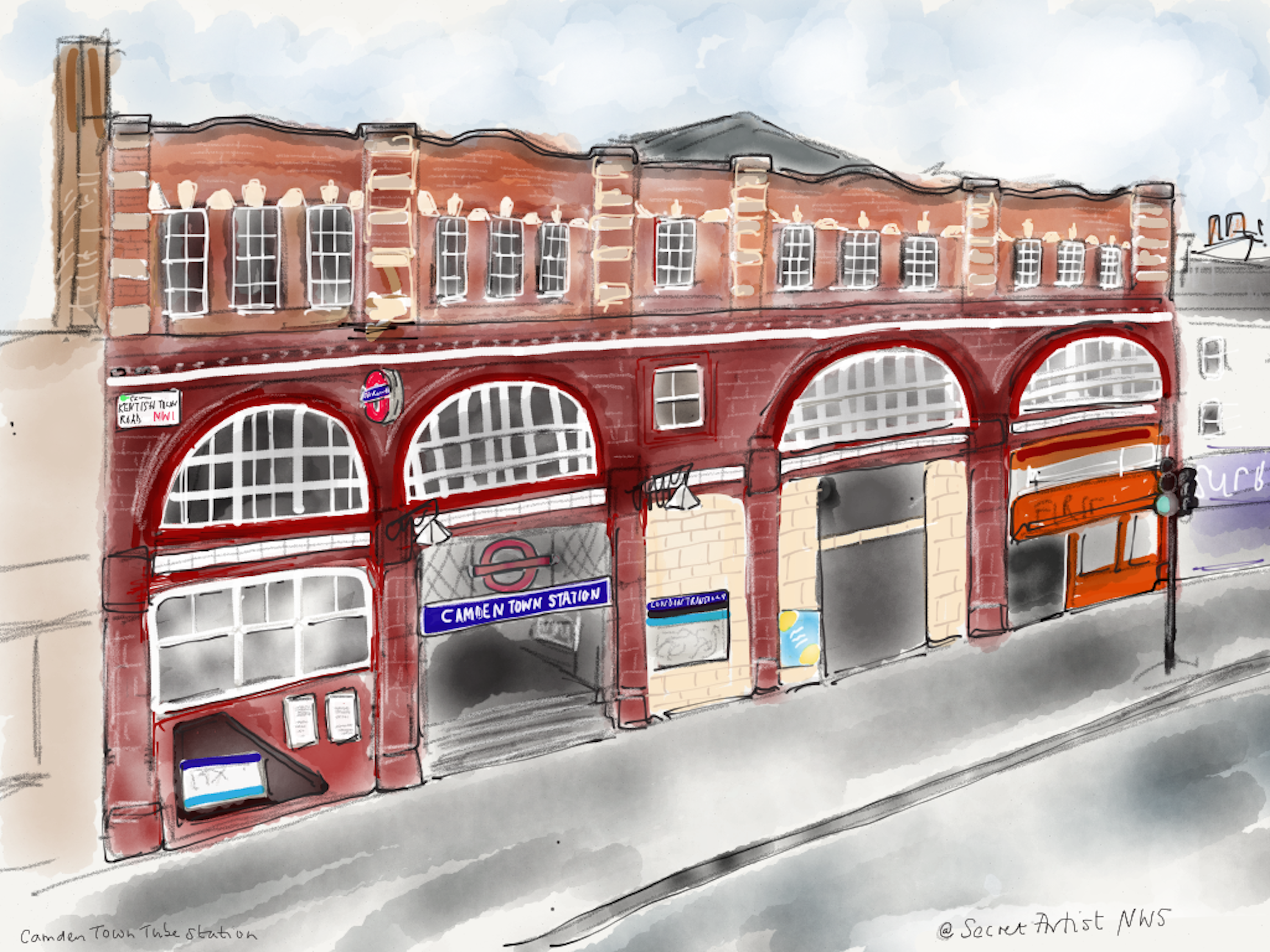 Camden Town Tube Station