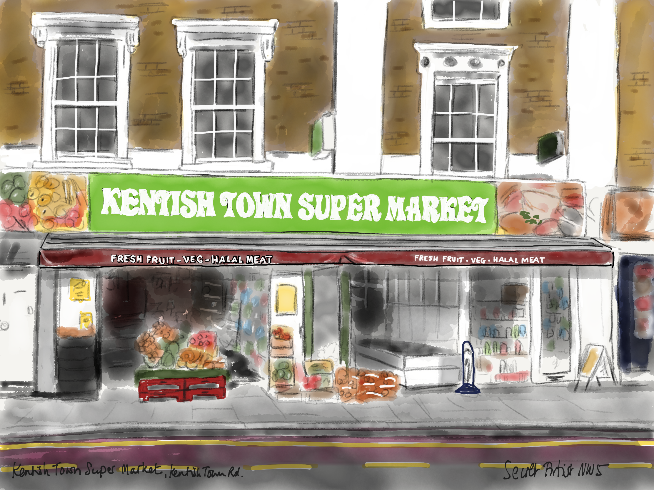 Kentish Town Super Market, Kentish Town Road