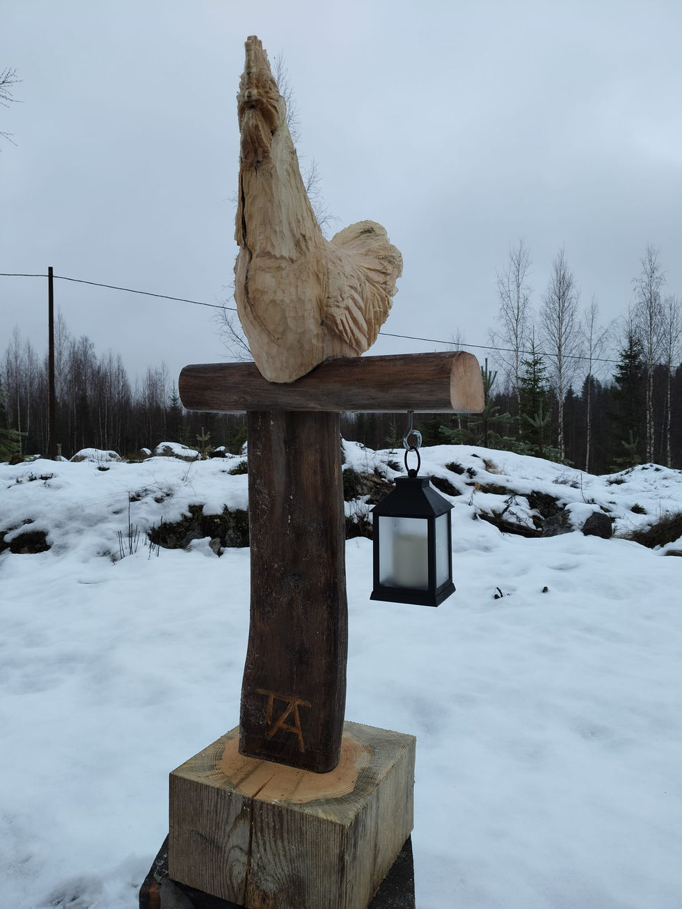 Moottorisahaveistos - Kuopio - Kukko