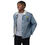 Thumbnail: Unisex Socotur denim sherpa jacket