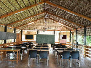 An open eco-friendly classroom