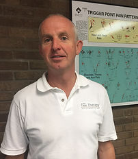 Massage therapist Iain Hughes