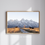 Thumbnail: Mockup of three moose look at each other across a creek in the shadow of the Tetons in the early morning.