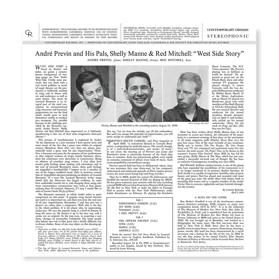 Miniature : Andre Previn West Side Story