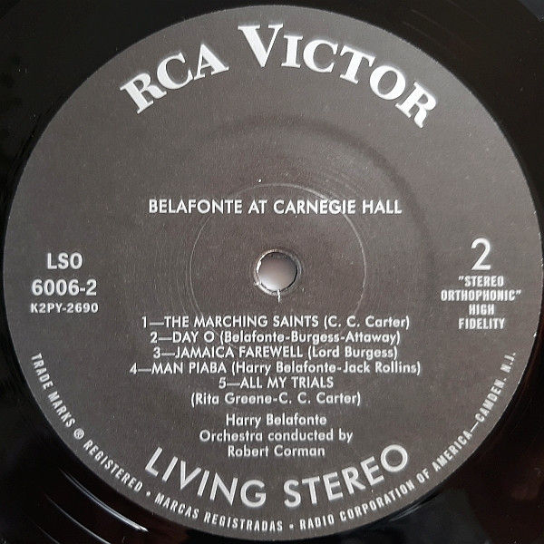 Miniature : Hary Belafonte At Carnegie Hall