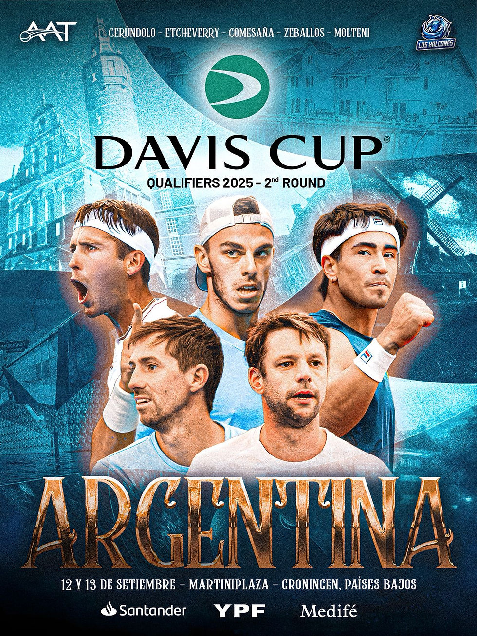 Francisco Comesaña, la novedad en la lista de Argentina en la Copa Davis