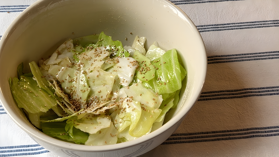 Yamitsu Cabbage, Japanese addictively good cabbage salad