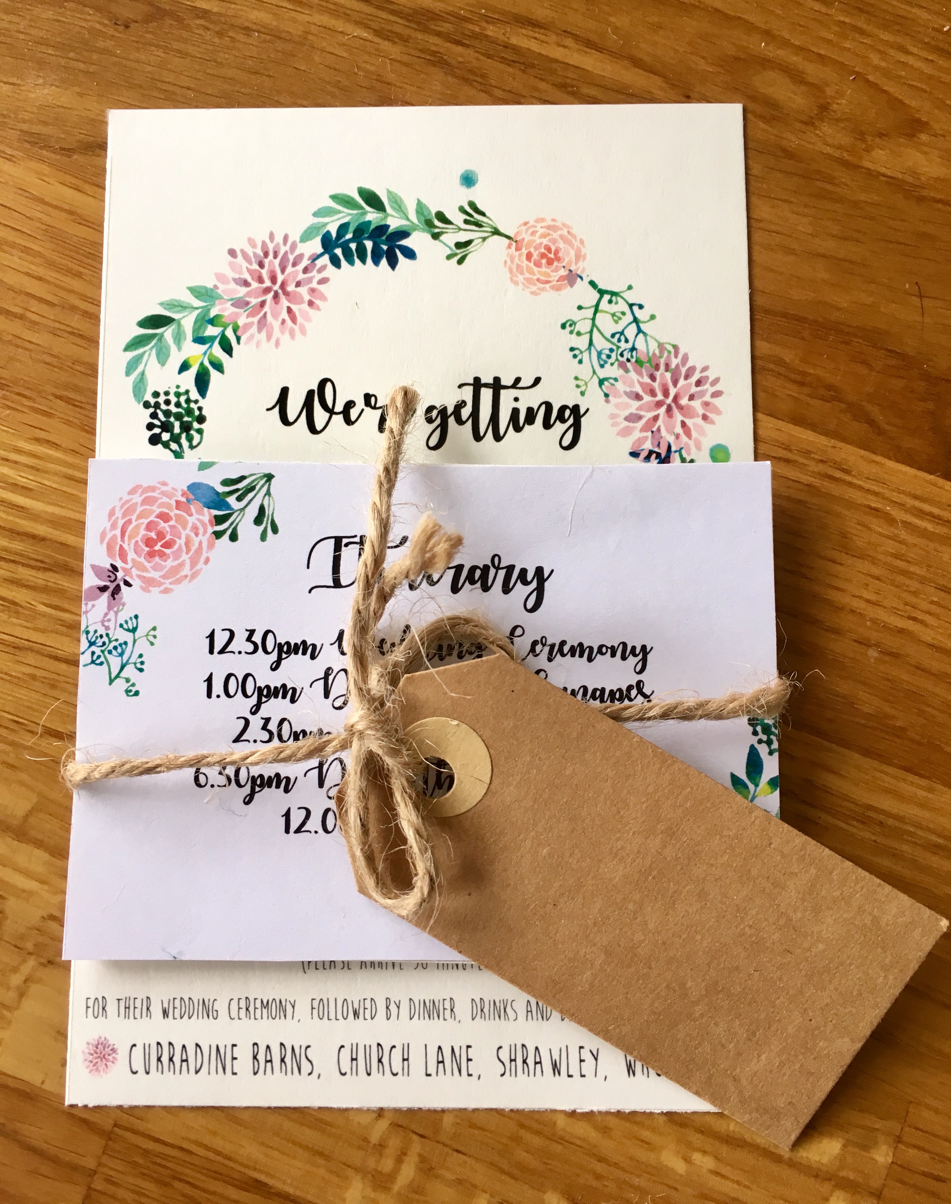 Summer Wedding Invitations