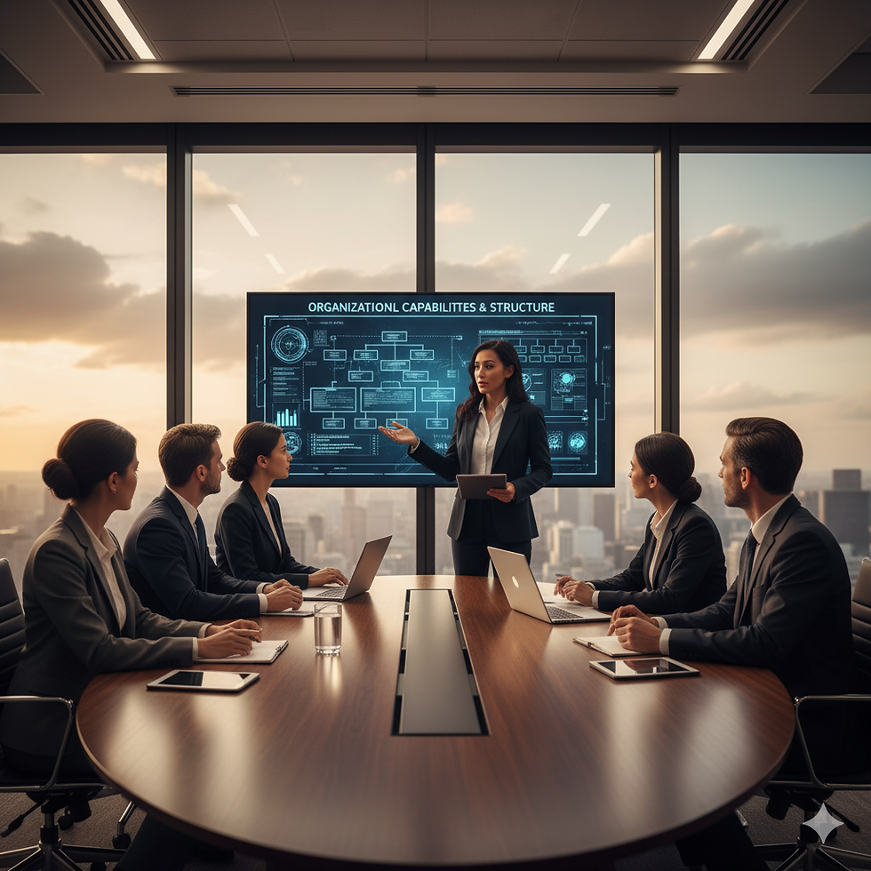 Organizational capabilities & structures