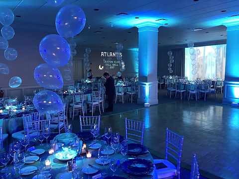 Uplighting | Pin spot lighting | Gobo projection