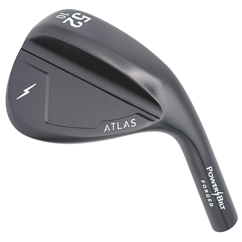 POWERBILT ATLAS BLACK FINISH RH WEDGES .370 (HEADS ONLY)