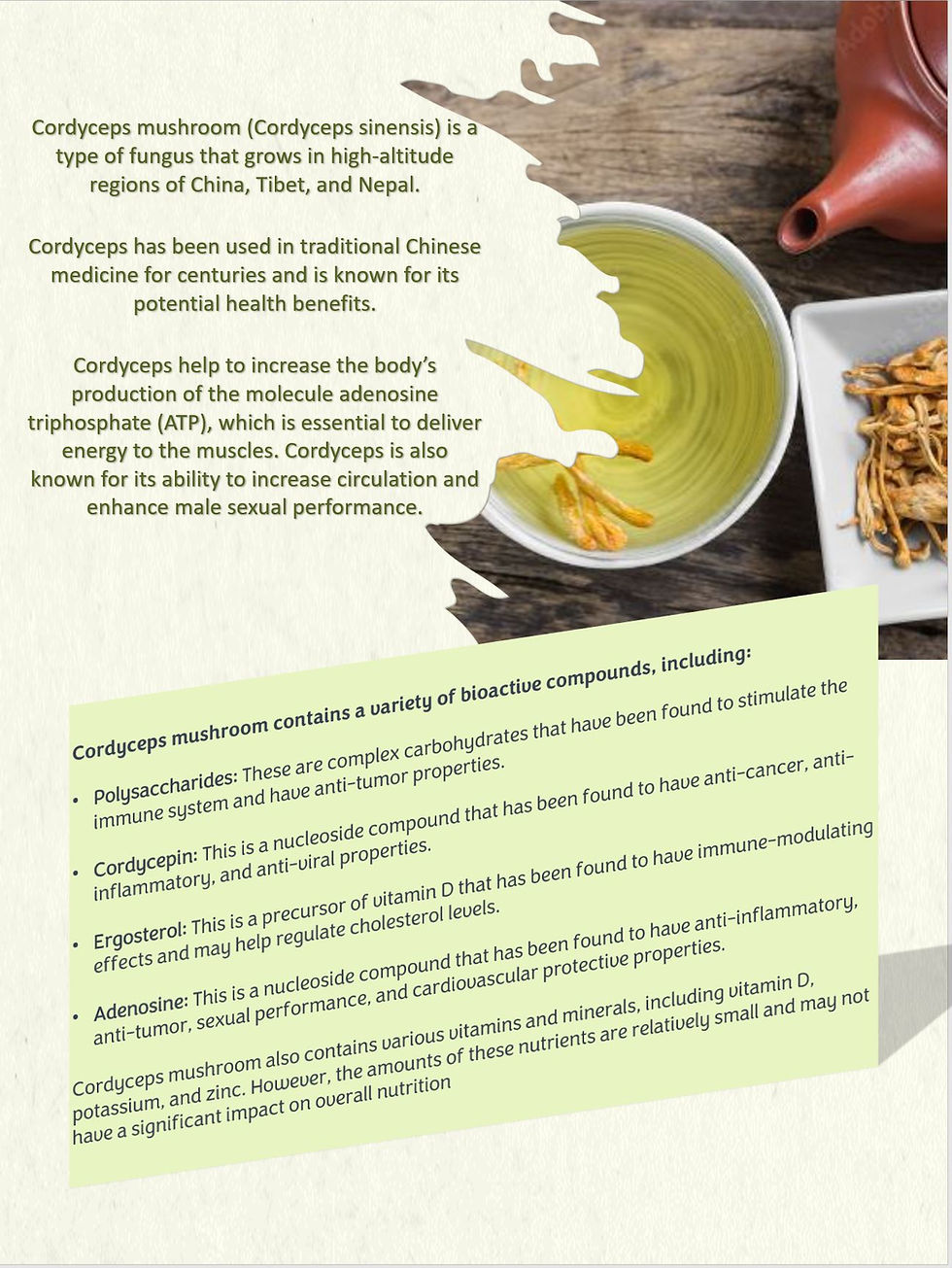 Thumbnail: Cordyceps Mushroom Extract