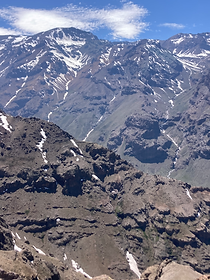 Panoramic vistas from a day tour into the Andes