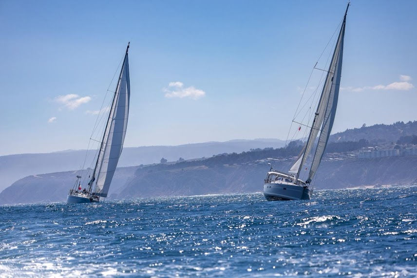 Sailing near Santiago de Chile