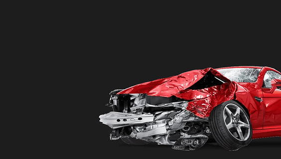 Severe crash damage repair on vehicle side panel