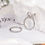 Thumbnail: 5.00 Carat Cushion Cut Diamond Ring with Eternity band in 18k Gold