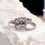 Thumbnail: 5.00 Carat Cushion Cut Diamond Ring with Eternity band in 18k Gold