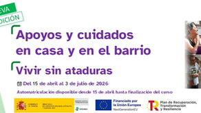 El Imserso lanza nuevos cursos online sobre cuidados y autonomía