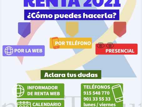Renta 2021 ¿Cómo puedes hacerla?