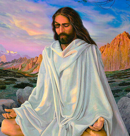 Jesus Meditating