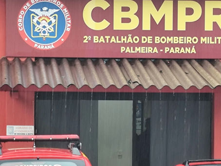 Ocorrências do Corpo de Bombeiros em Palmeira
