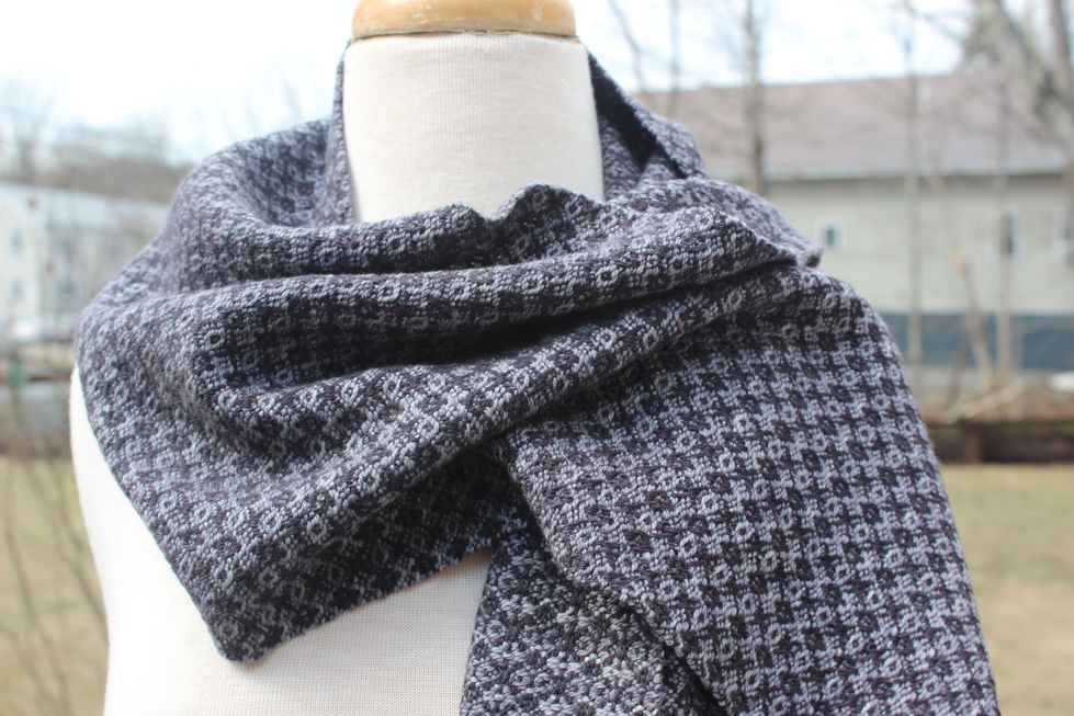 Gray Goth Scarf (2)