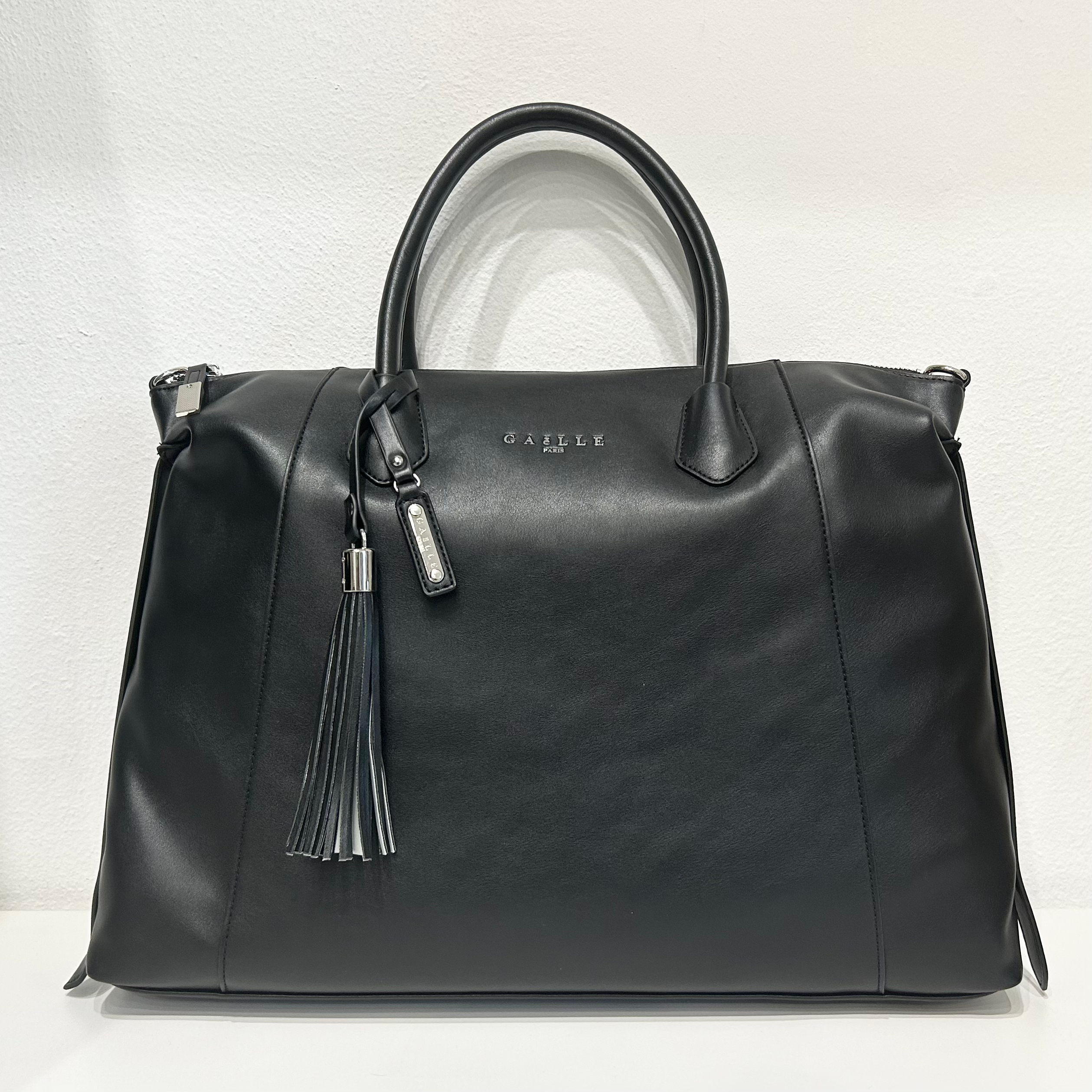 GAELLE borsa maxi in ecopelle con nappa (nero)