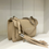 Miniatura: GAELLE borsa in ecopelle con nappa (beige)