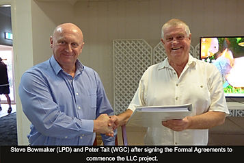 Steve Bowmaker (LPD) and Peter Tait (WGC