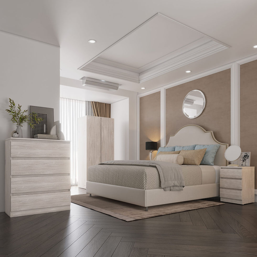 Malvern 2 door Wardrobe Bedroom Set