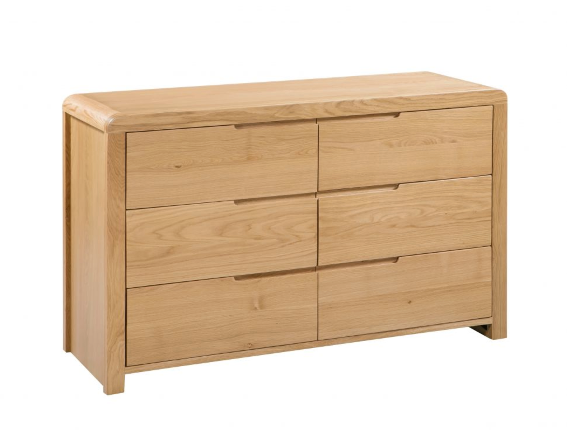 Curve 6 Drawer Wide Chest