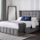 Thumbnail: Gatsby Storage Ottoman Bed - Light Grey