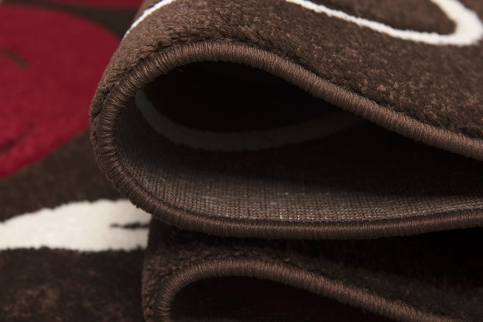 Thumbnail: Primrose Rug Choc-Red